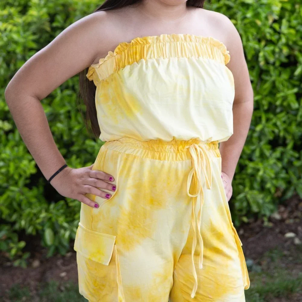 Yellow Tye Dye Jumper - Picture 3 of 6